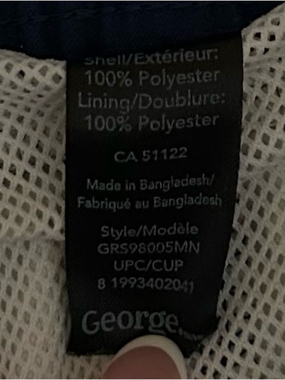 George Men’s Tropical Swim Trunks Medium Vacation Utility - Picture 3 of 6